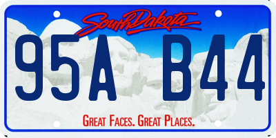 SD license plate 95AB44