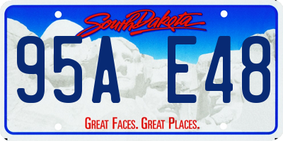 SD license plate 95AE48