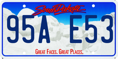 SD license plate 95AE53