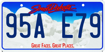 SD license plate 95AE79