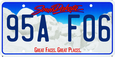 SD license plate 95AF06