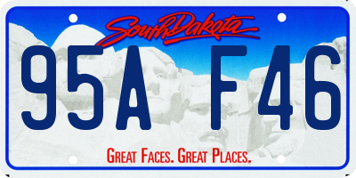 SD license plate 95AF46