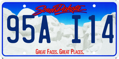 SD license plate 95AI14
