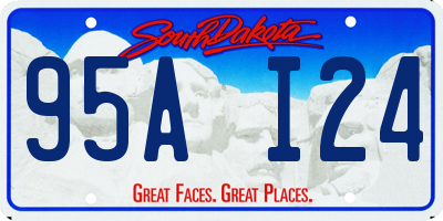 SD license plate 95AI24