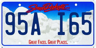 SD license plate 95AI65