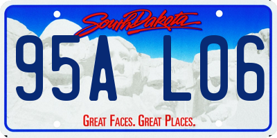 SD license plate 95AL06