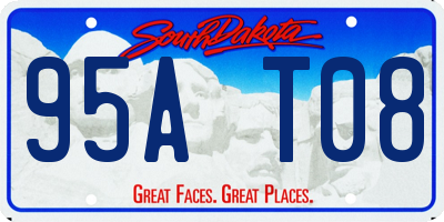 SD license plate 95AT08