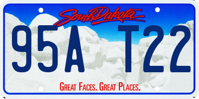 SD license plate 95AT22