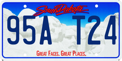 SD license plate 95AT24