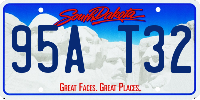 SD license plate 95AT32