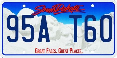 SD license plate 95AT60