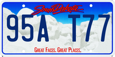 SD license plate 95AT77