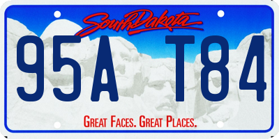 SD license plate 95AT84