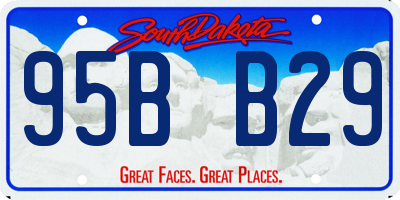 SD license plate 95BB29