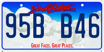 SD license plate 95BB46