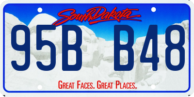 SD license plate 95BB48