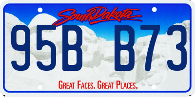 SD license plate 95BB73
