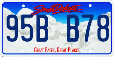 SD license plate 95BB78