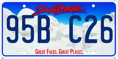 SD license plate 95BC26