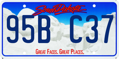 SD license plate 95BC37