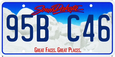 SD license plate 95BC46
