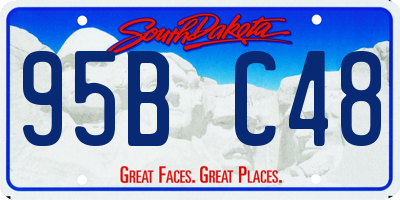 SD license plate 95BC48