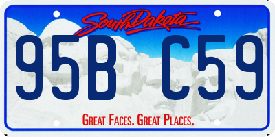SD license plate 95BC59