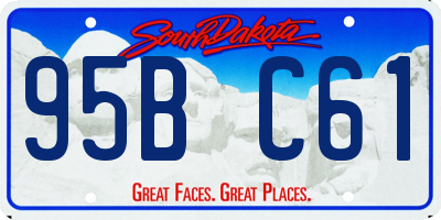 SD license plate 95BC61