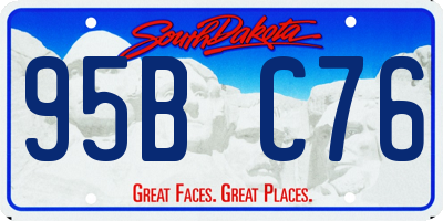 SD license plate 95BC76