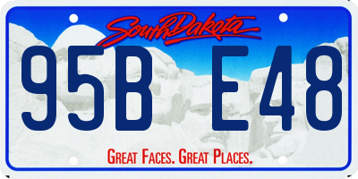 SD license plate 95BE48
