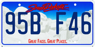 SD license plate 95BF46