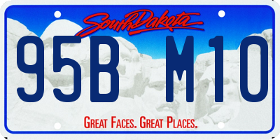 SD license plate 95BM10