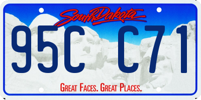 SD license plate 95CC71