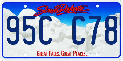 SD license plate 95CC78