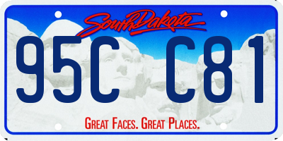 SD license plate 95CC81