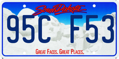SD license plate 95CF53