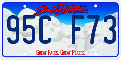 SD license plate 95CF73