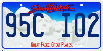 SD license plate 95CI02
