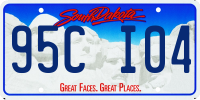 SD license plate 95CI04