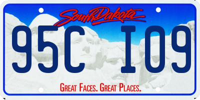 SD license plate 95CI09