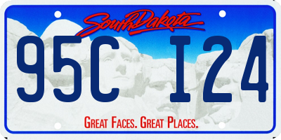 SD license plate 95CI24