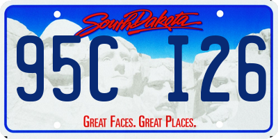 SD license plate 95CI26