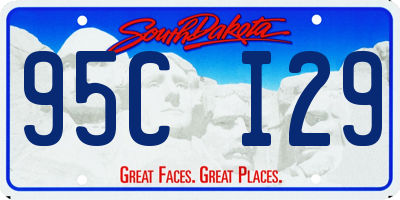 SD license plate 95CI29