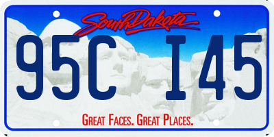 SD license plate 95CI45