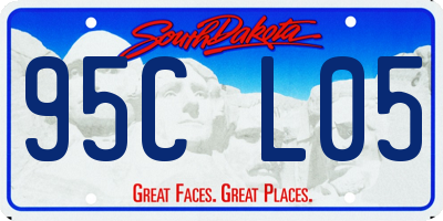SD license plate 95CL05