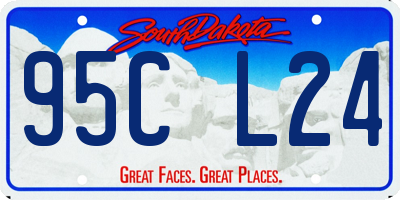 SD license plate 95CL24