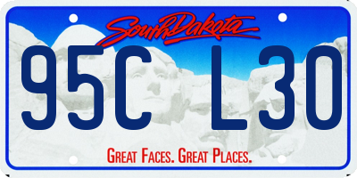 SD license plate 95CL30
