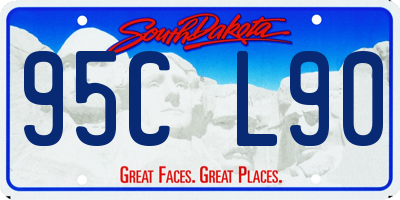 SD license plate 95CL90