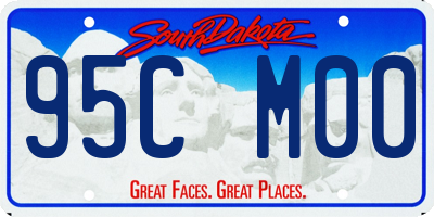 SD license plate 95CM00