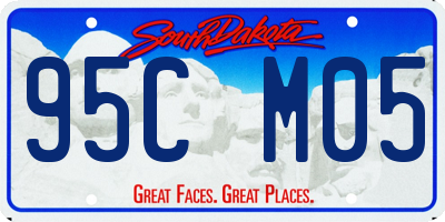 SD license plate 95CM05